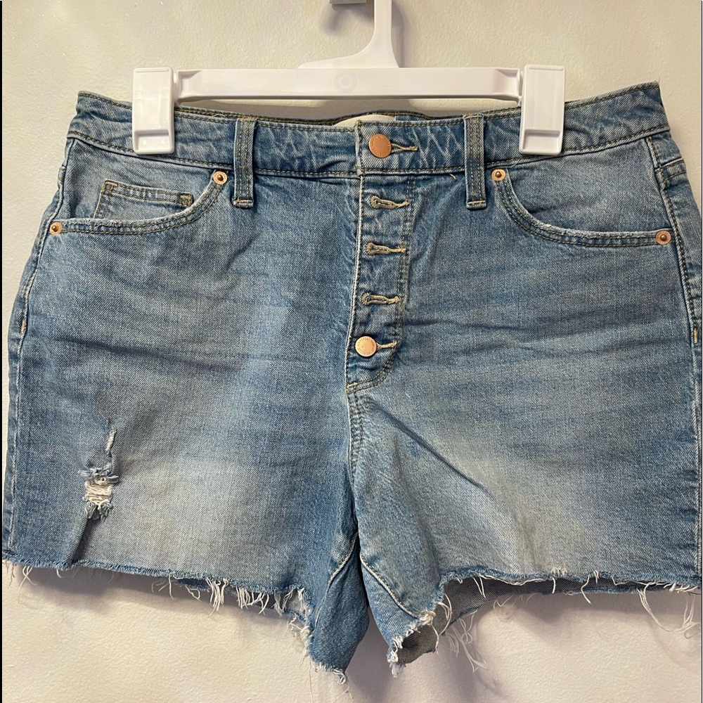High rise midi short